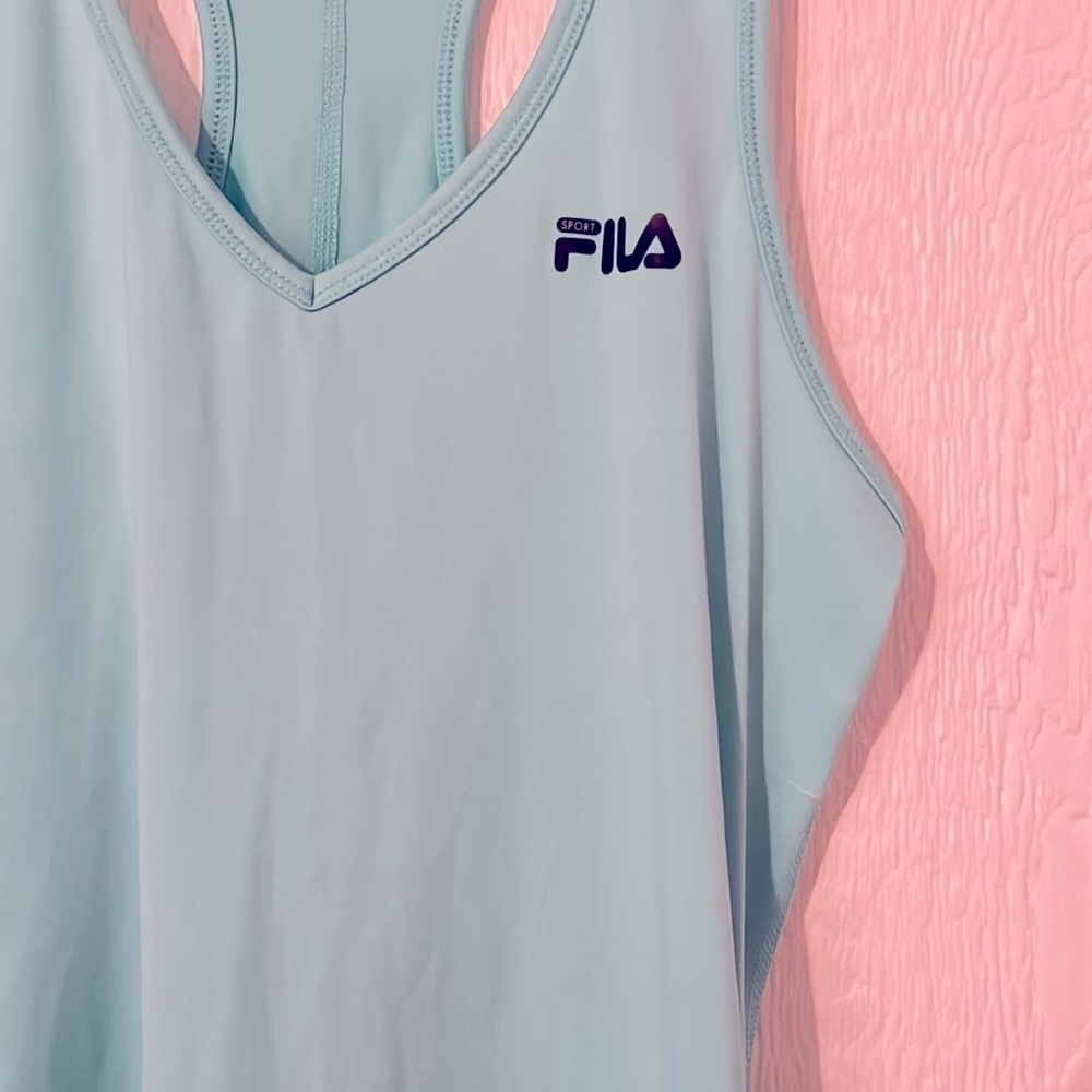FILA racer back tank aqua medium - Picture 2 of 3